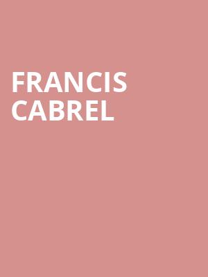 Francis Cabrel, Town Hall Theater, New York