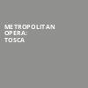 Metropolitan Opera Tosca, Metropolitan Opera House, New York