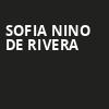 Sofia Nino de Rivera, Town Hall Theater, New York