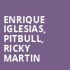 Enrique Iglesias Pitbull Ricky Martin, Madison Square Garden, New York