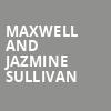Maxwell and Jazmine Sullivan, Prudential Center, New York