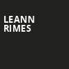 LeAnn Rimes, Bergen Performing Arts Center, New York