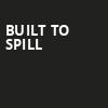 Built To Spill, Irving Plaza, New York